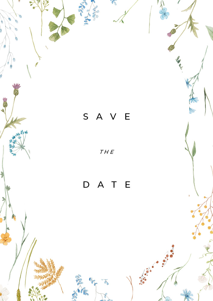 Bryllup - Ida og Eliot, Save the Date